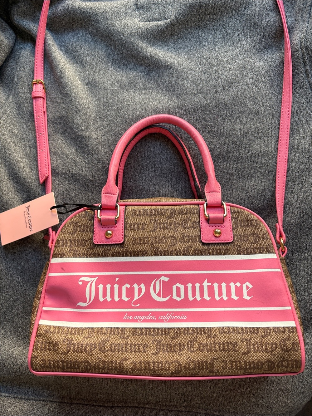 Juicy Couture Pink/Brown Bag